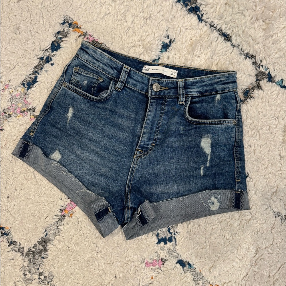 Zara denim shorts
